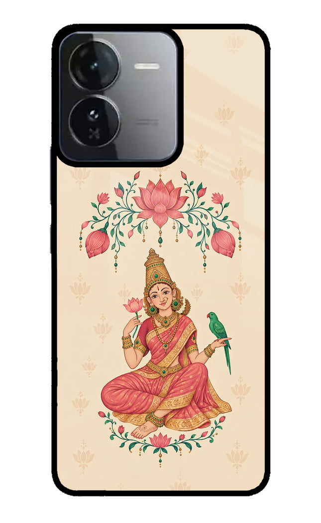 Goddess Lakshmi iQOO Z9 5G Glass Case Back Cover by Casekaro
