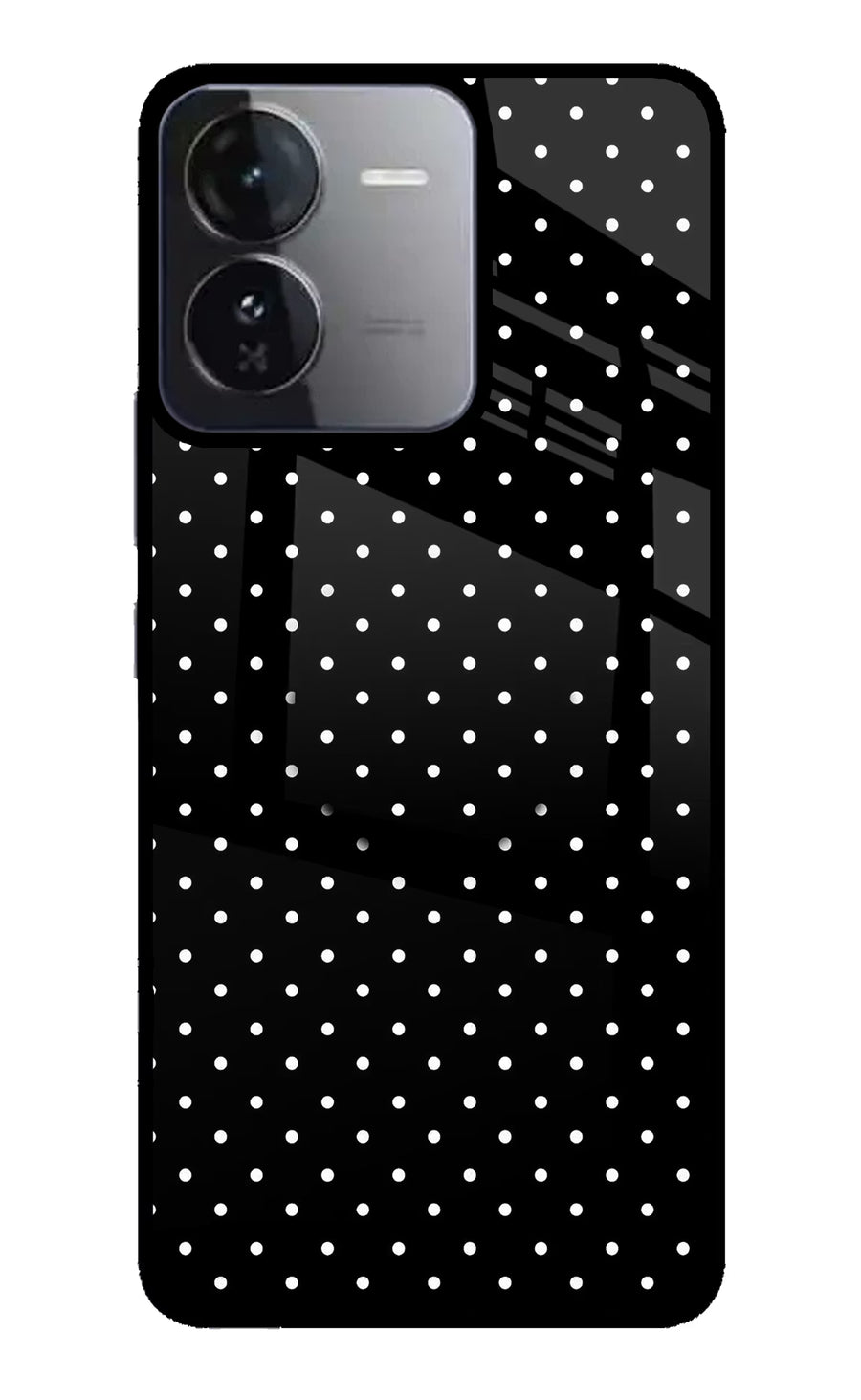 White Dots iQOO Z9 5G Pop Case, Glass case