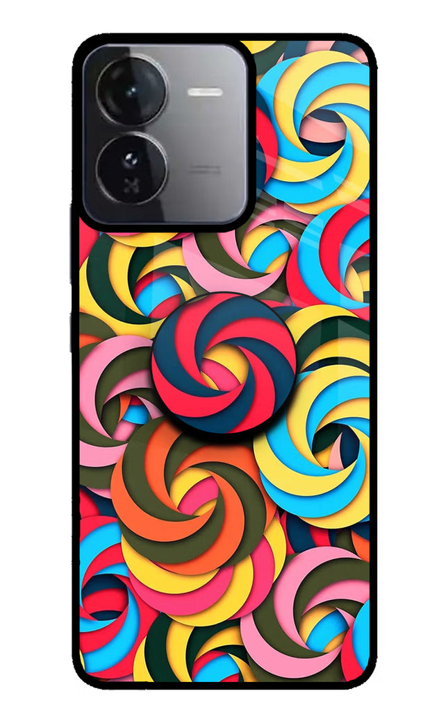 Spiral Pattern iQOO Z9 5G Pop Case by Casekaro