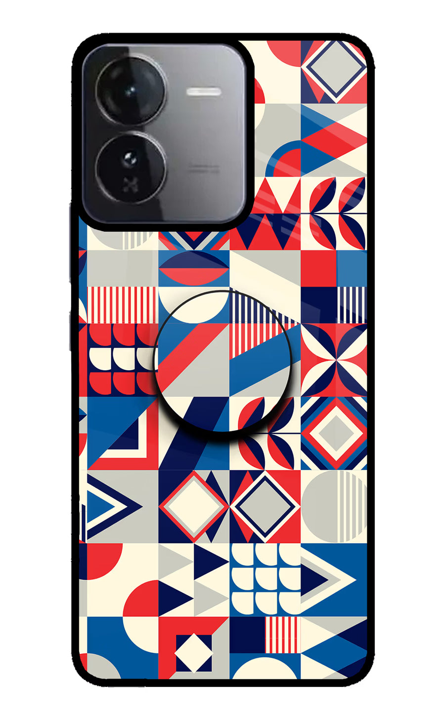 Colorful Pattern iQOO Z9 5G Pop Case, Glass case