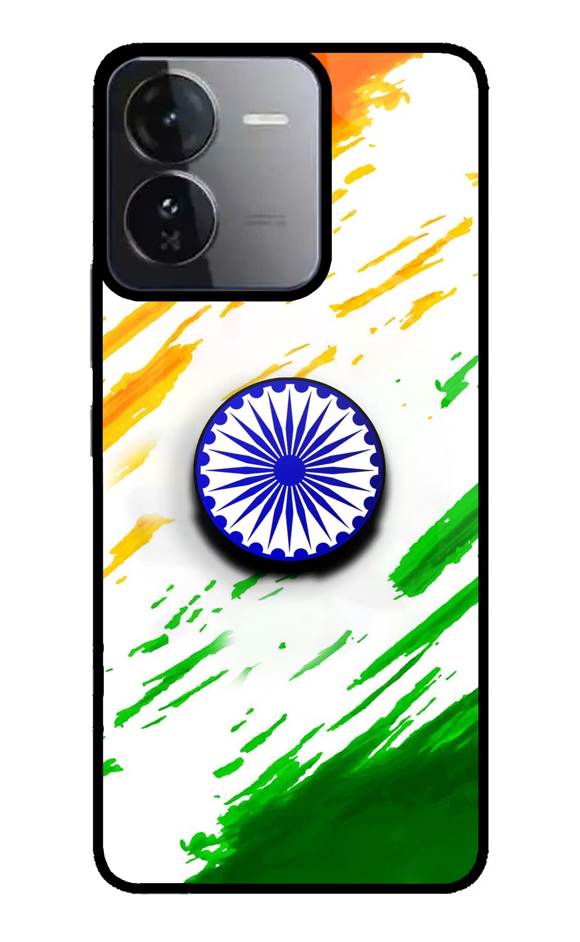 Indian Flag Ashoka Chakra iQOO Z9 5G Pop Case by Casekaro