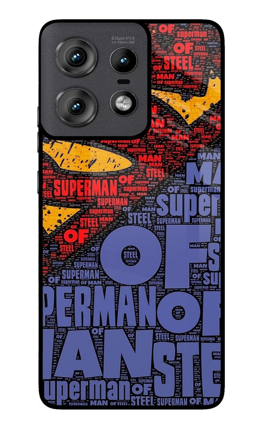 Superman Moto Edge 50 Pro 5G Glass Case