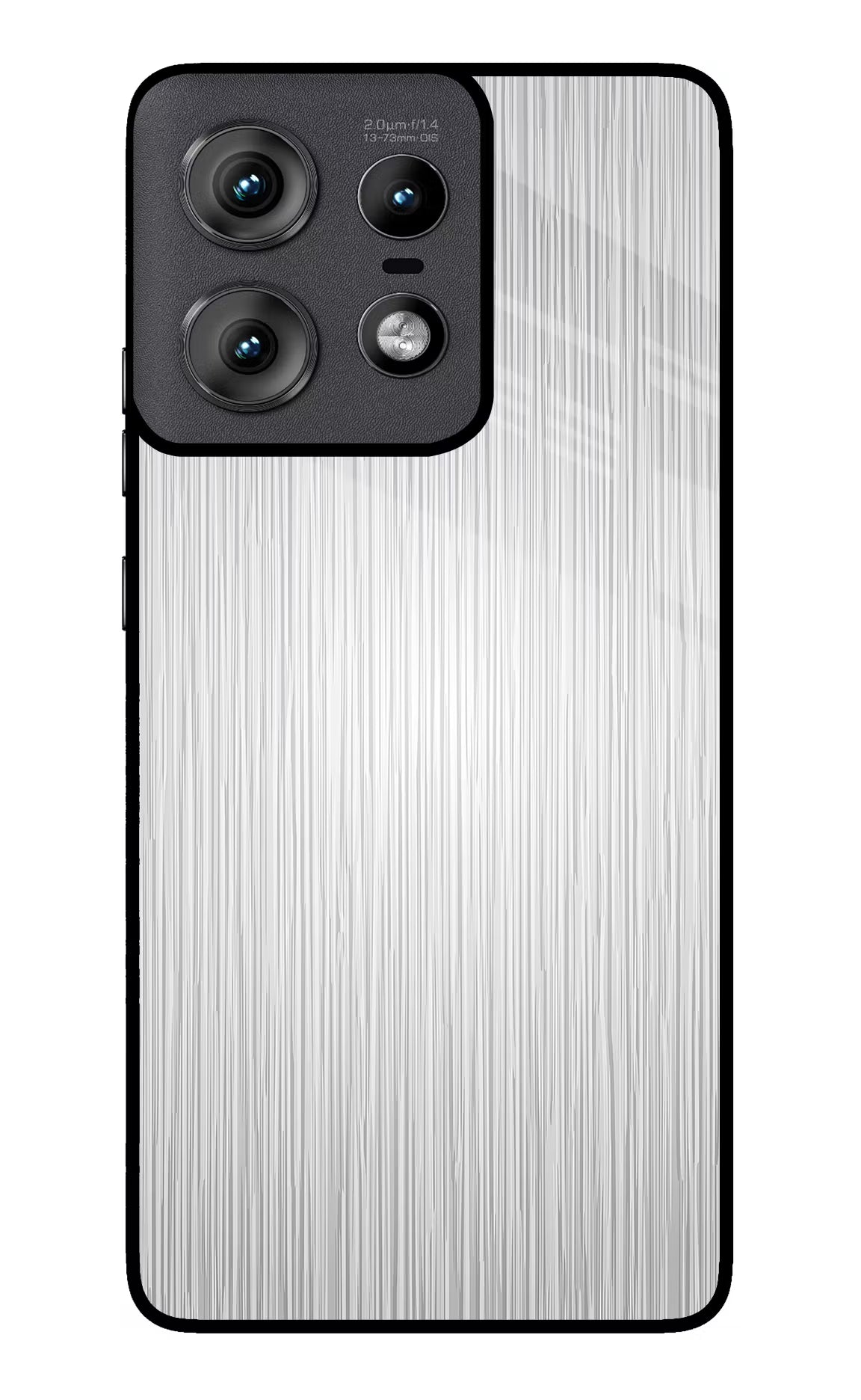 Wooden Grey Texture Moto Edge 50 Pro 5G Glass Case Back Cover by Casekaro