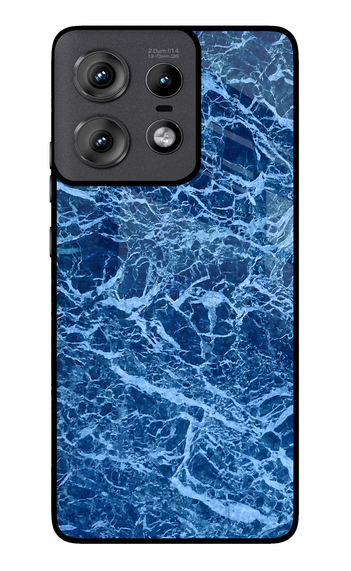 Blue Marble Moto Edge 50 Pro 5G Glass Case Back Cover by Casekaro