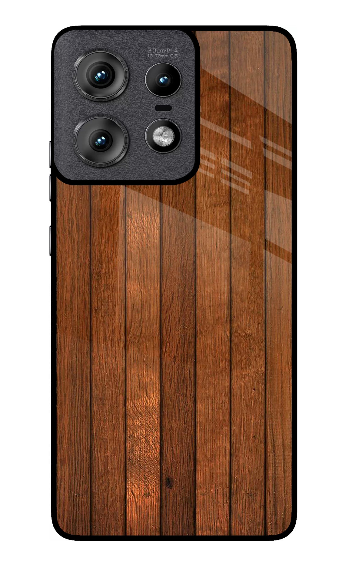 Wooden Artwork Bands Moto Edge 50 Pro 5G Glass Case