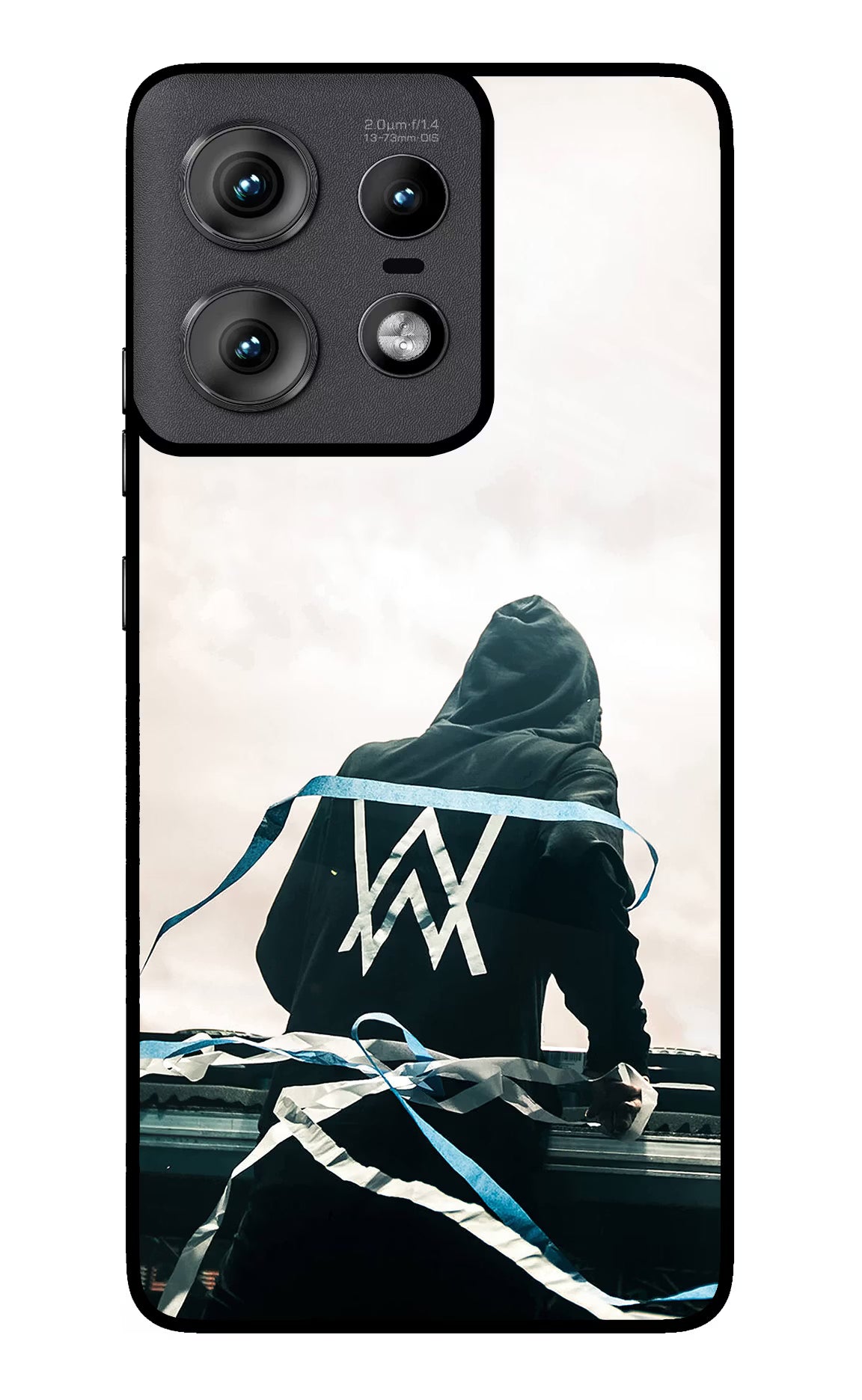 Alan Walker Moto Edge 50 Pro 5G Glass Case Back Cover by Casekaro