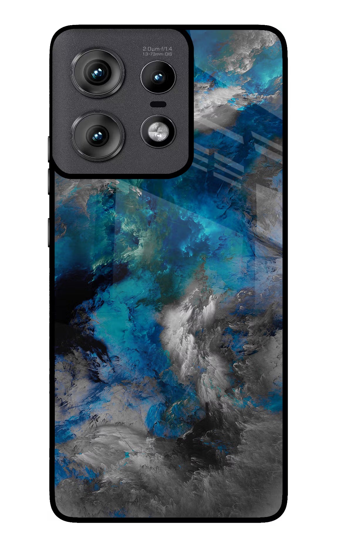Artwork Moto Edge 50 Pro 5G Glass Case Back Cover by Casekaro
