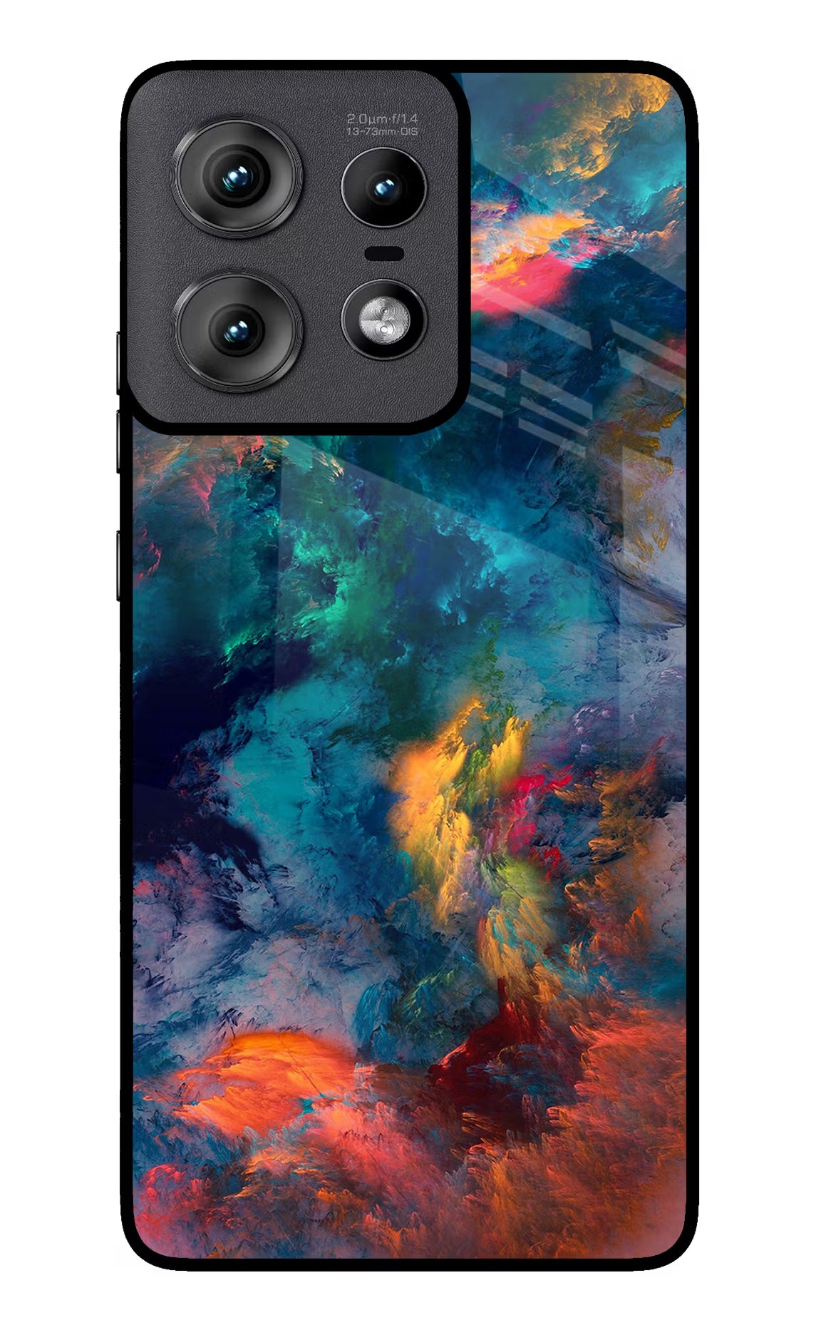 Artwork Paint Moto Edge 50 Pro 5G Glass Case Back Cover by Casekaro