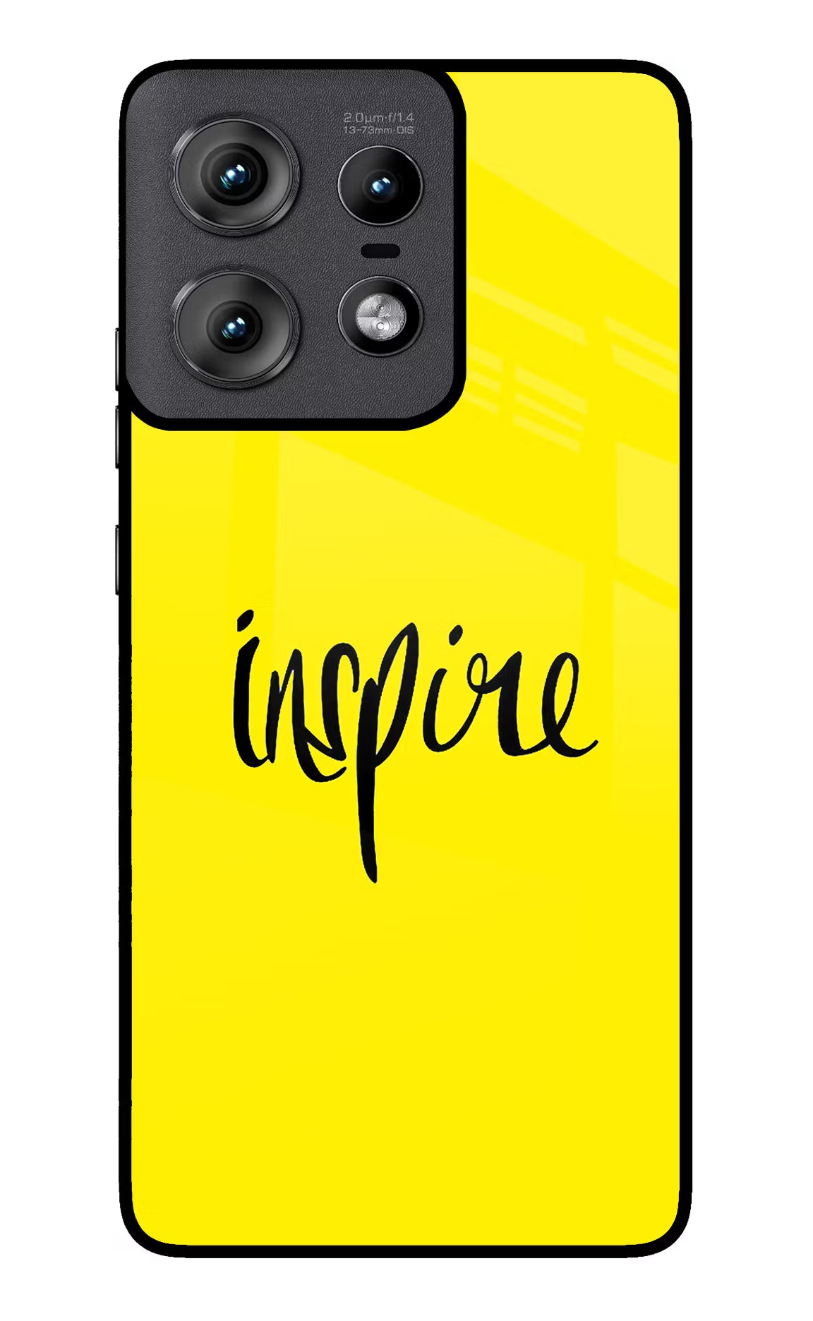 Inspire Moto Edge 50 Pro 5G Glass Case Back Cover by Casekaro