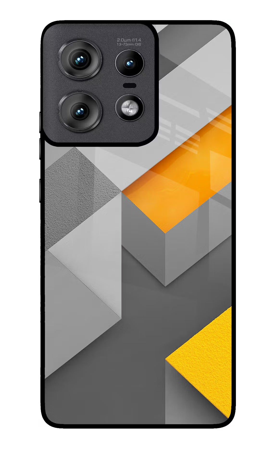 Abstract Moto Edge 50 Pro 5G Glass Case Back Cover by Casekaro