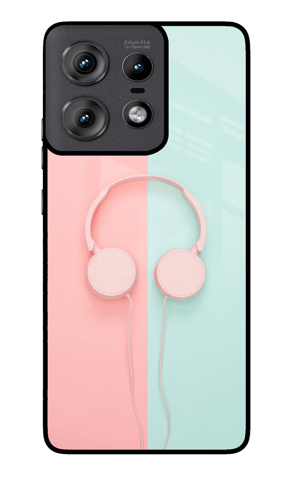 Music Lover Moto Edge 50 Pro 5G Glass Case Back Cover by Casekaro