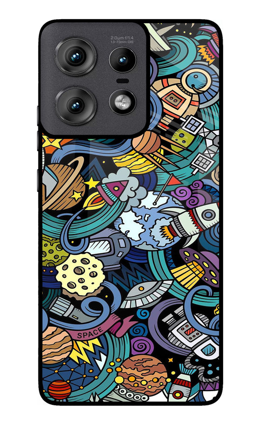 Space Abstract Moto Edge 50 Pro 5G Glass Case