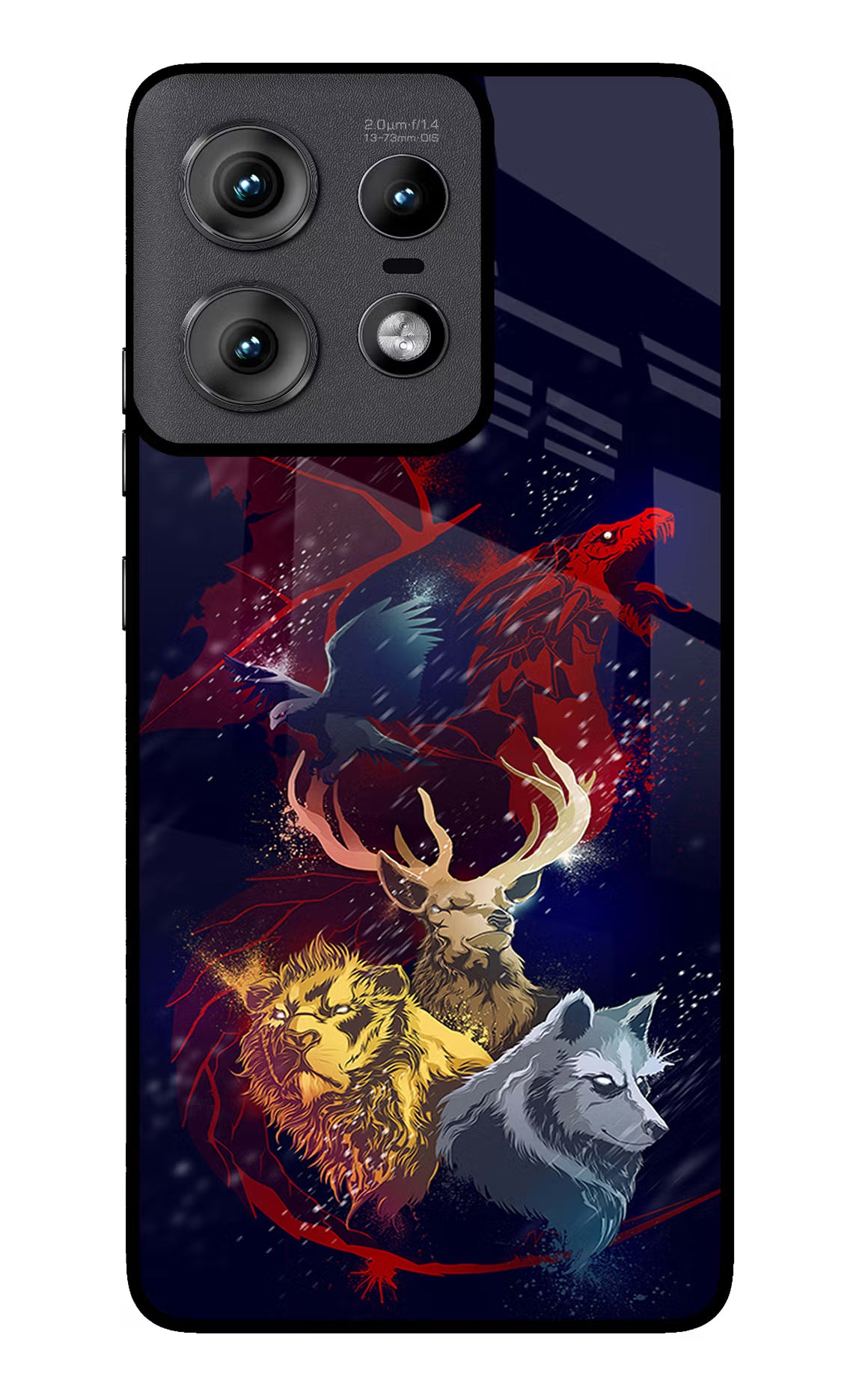 Game Of Thrones Moto Edge 50 Pro 5G Glass Case Back Cover by Casekaro