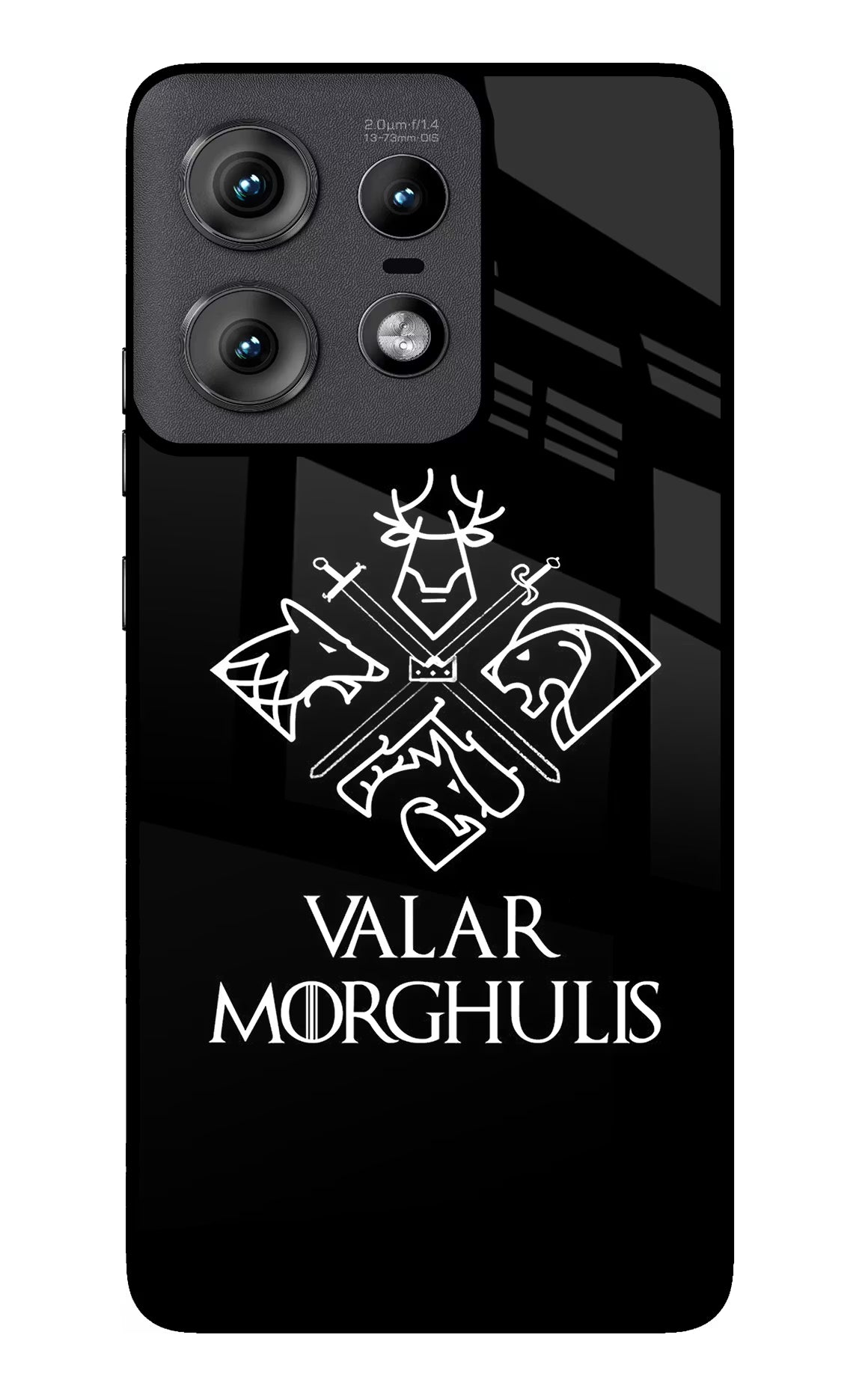 Valar Morghulis | Game Of Thrones Moto Edge 50 Pro 5G Glass Case Back Cover by Casekaro