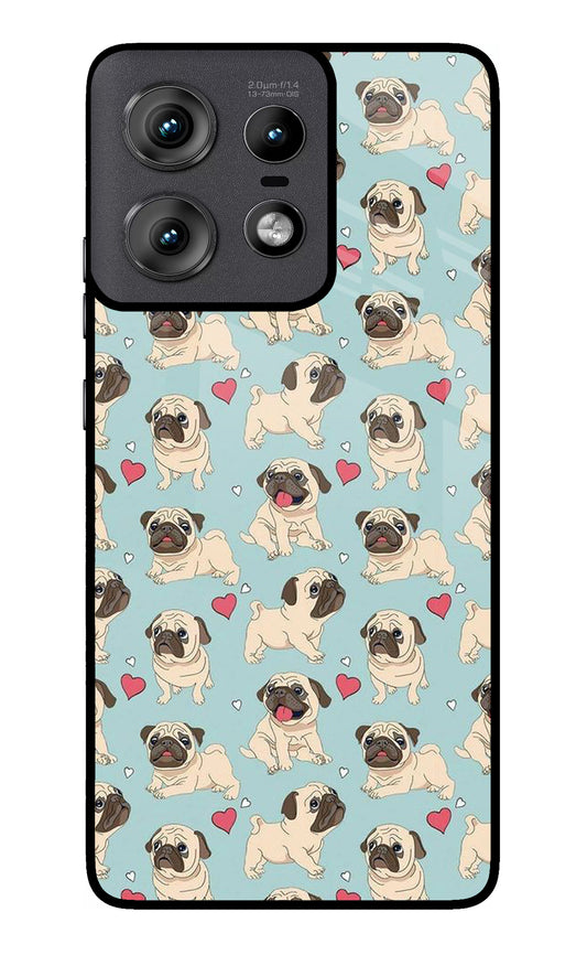 Pug Dog Moto Edge 50 Pro 5G Glass Case