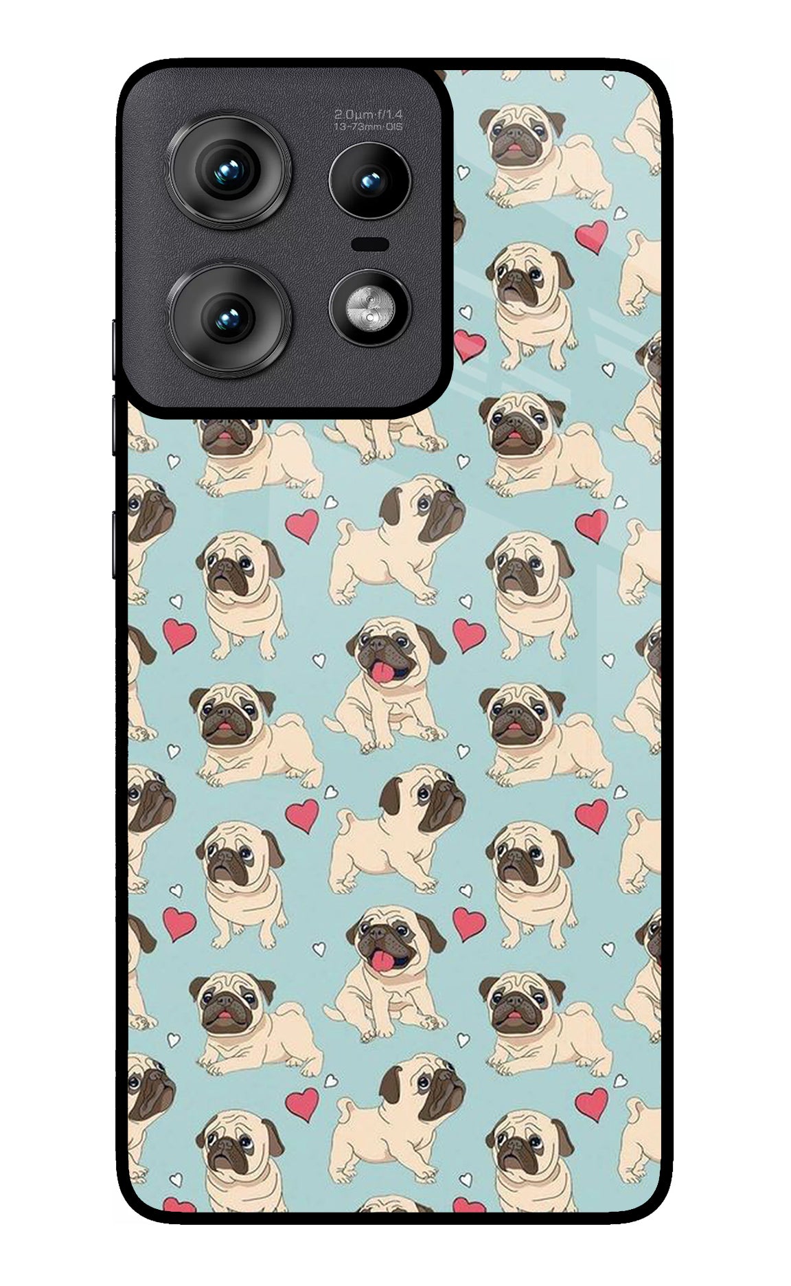 Pug Dog Moto Edge 50 Pro 5G Back Cover