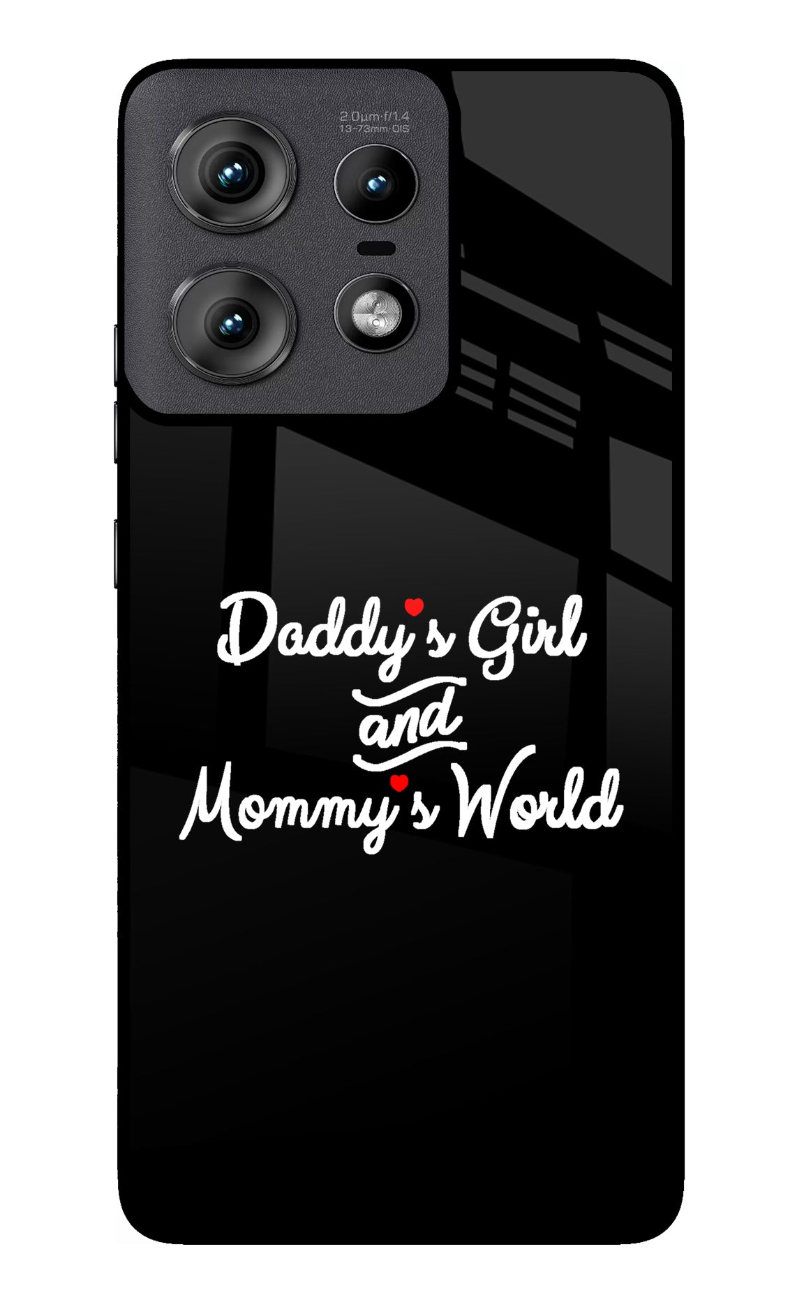 Daddy's Girl and Mommy's World Moto Edge 50 Pro 5G Glass Case