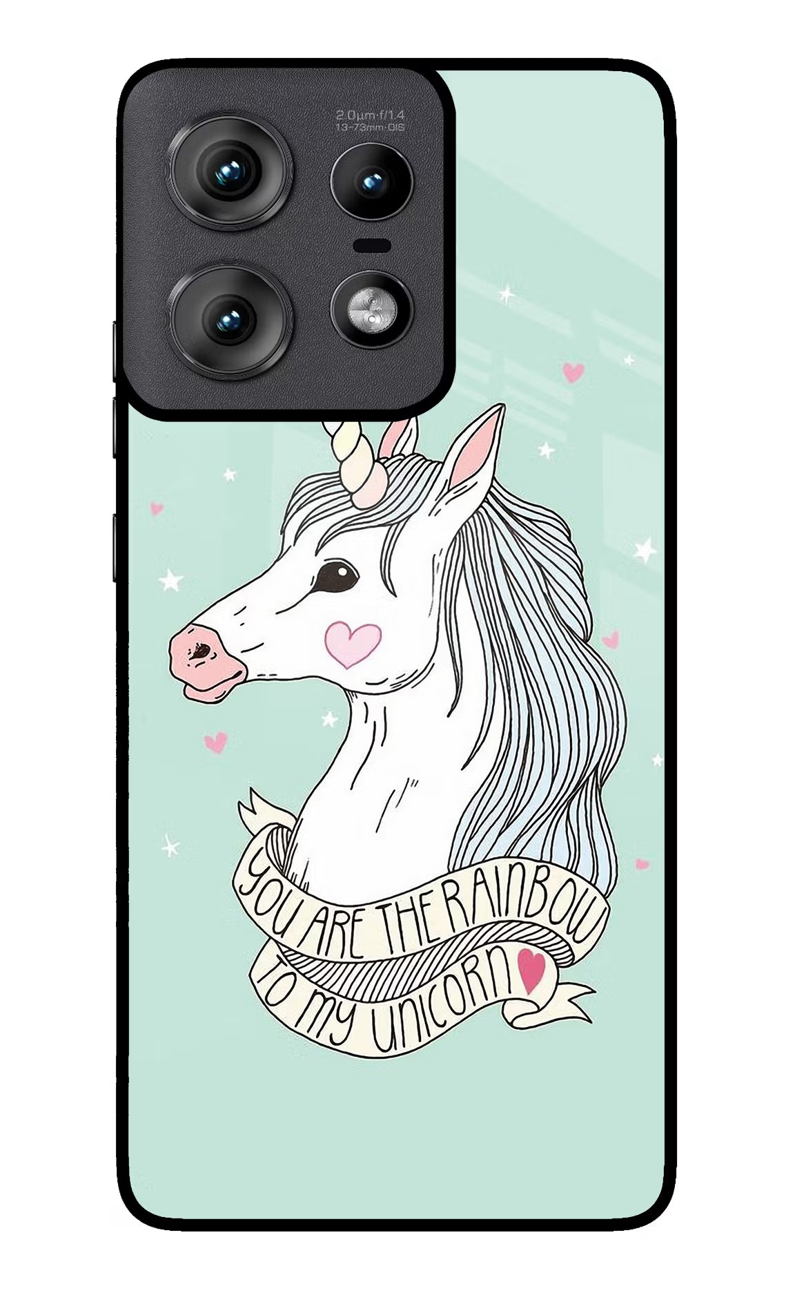 Unicorn Wallpaper Moto Edge 50 Pro 5G Glass Case Back Cover by Casekaro