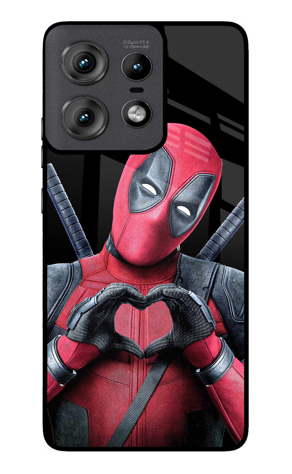 Deadpool Moto Edge 50 Pro 5G Glass Case