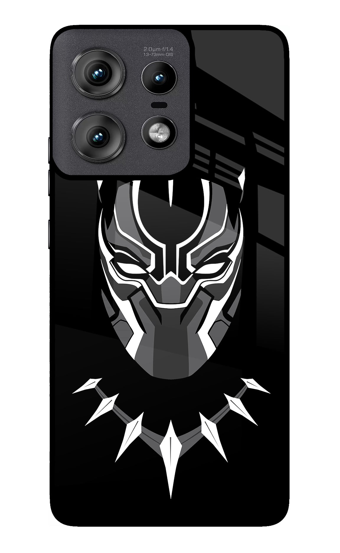 Black Panther Moto Edge 50 Pro 5G Glass Case