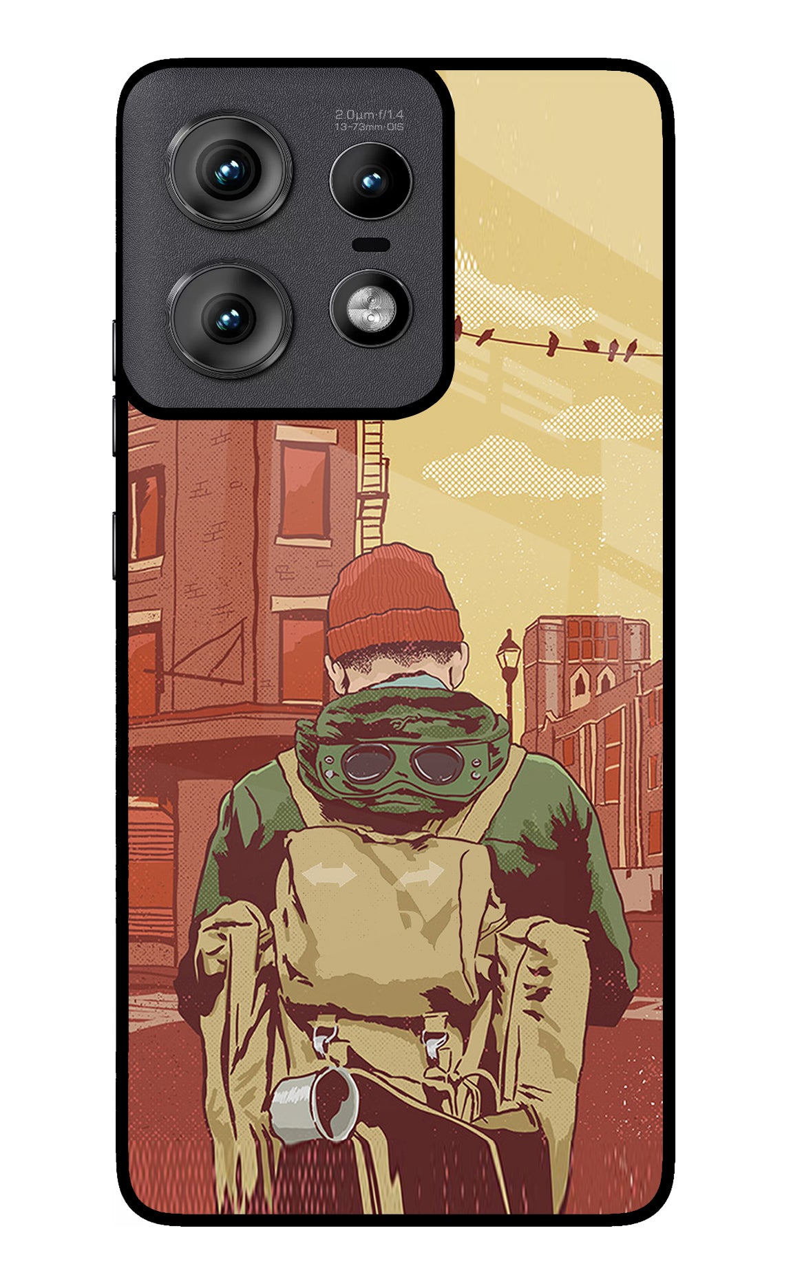 Adventurous Moto Edge 50 Pro 5G Glass Case