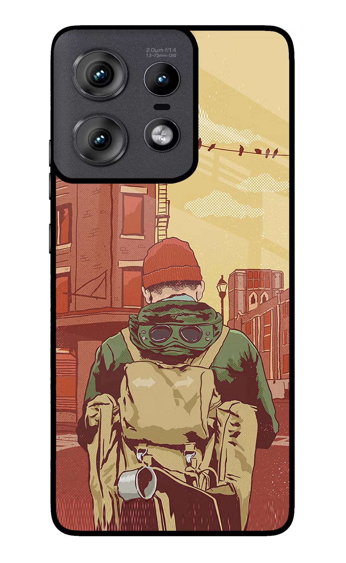 Adventurous Moto Edge 50 Pro 5G Glass Case Back Cover by Casekaro