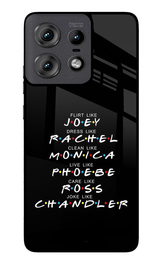 FRIENDS Character Moto Edge 50 Pro 5G Glass Case