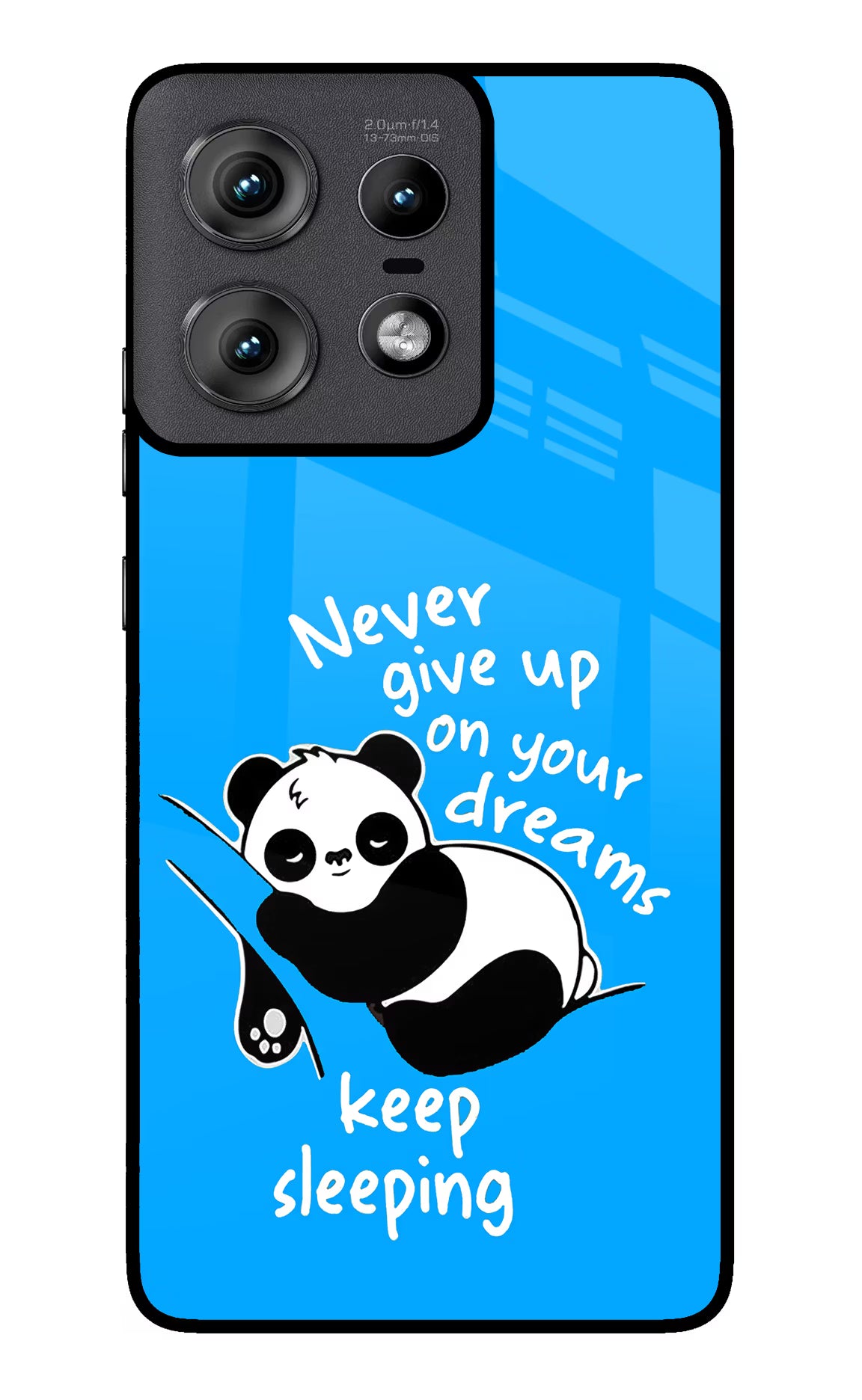 Keep Sleeping Moto Edge 50 Pro 5G Glass Case Back Cover by Casekaro