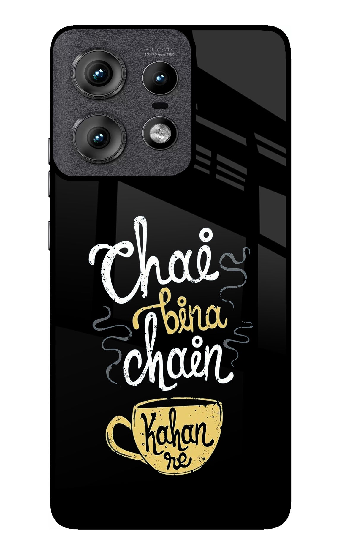 Chai Bina Chain Kaha Re Moto Edge 50 Pro 5G Glass Case