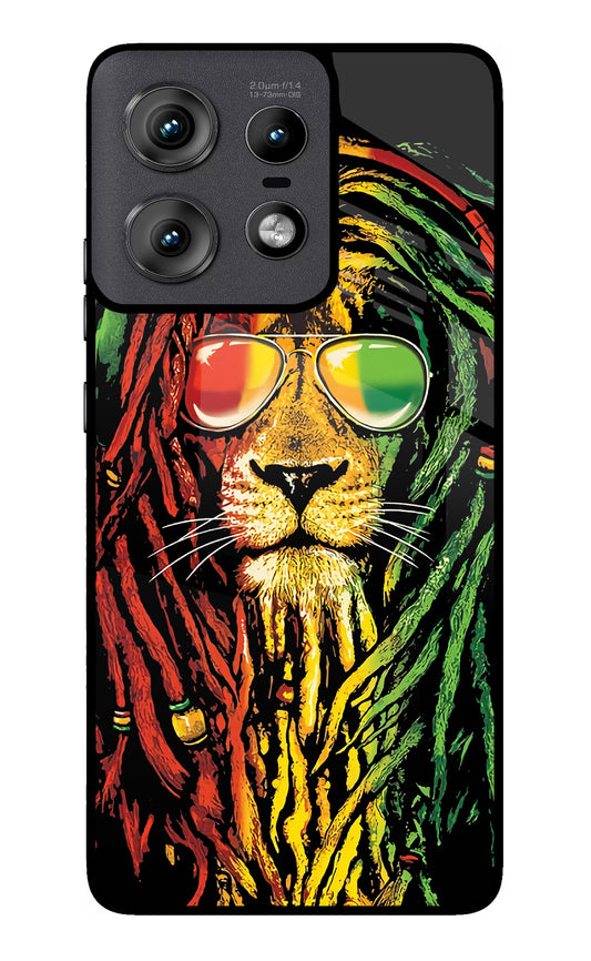 Rasta Lion Moto Edge 50 Pro 5G Glass Case