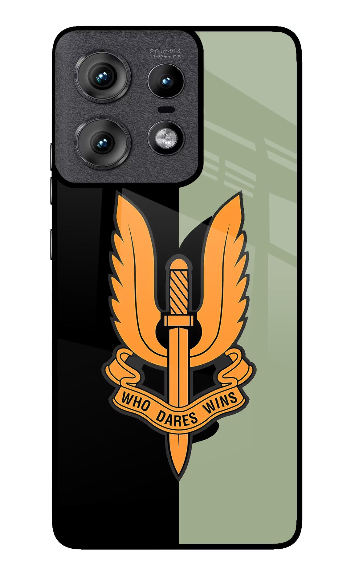 Balidan Logo Moto Edge 50 Pro 5G Glass Case Back Cover by Casekaro