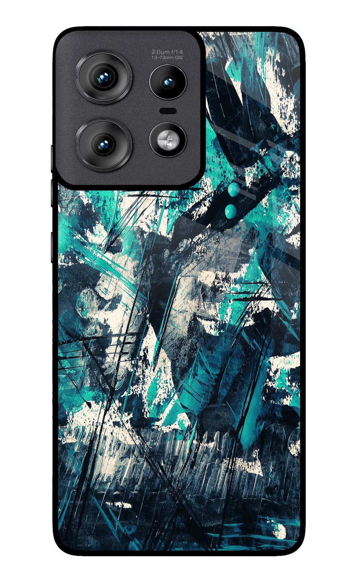 Artwork Moto Edge 50 Pro 5G Glass Case Back Cover by Casekaro