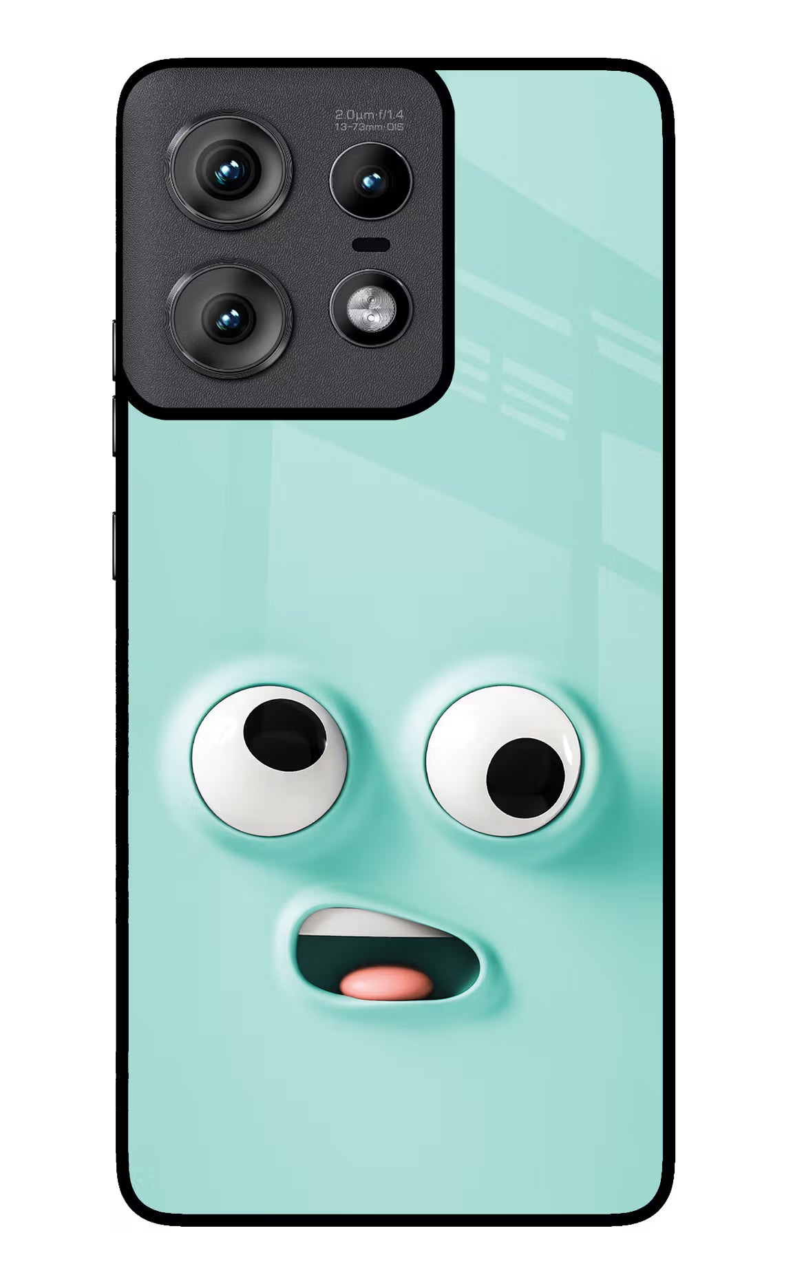 Funny Cartoon Moto Edge 50 Pro 5G Glass Case Back Cover by Casekaro