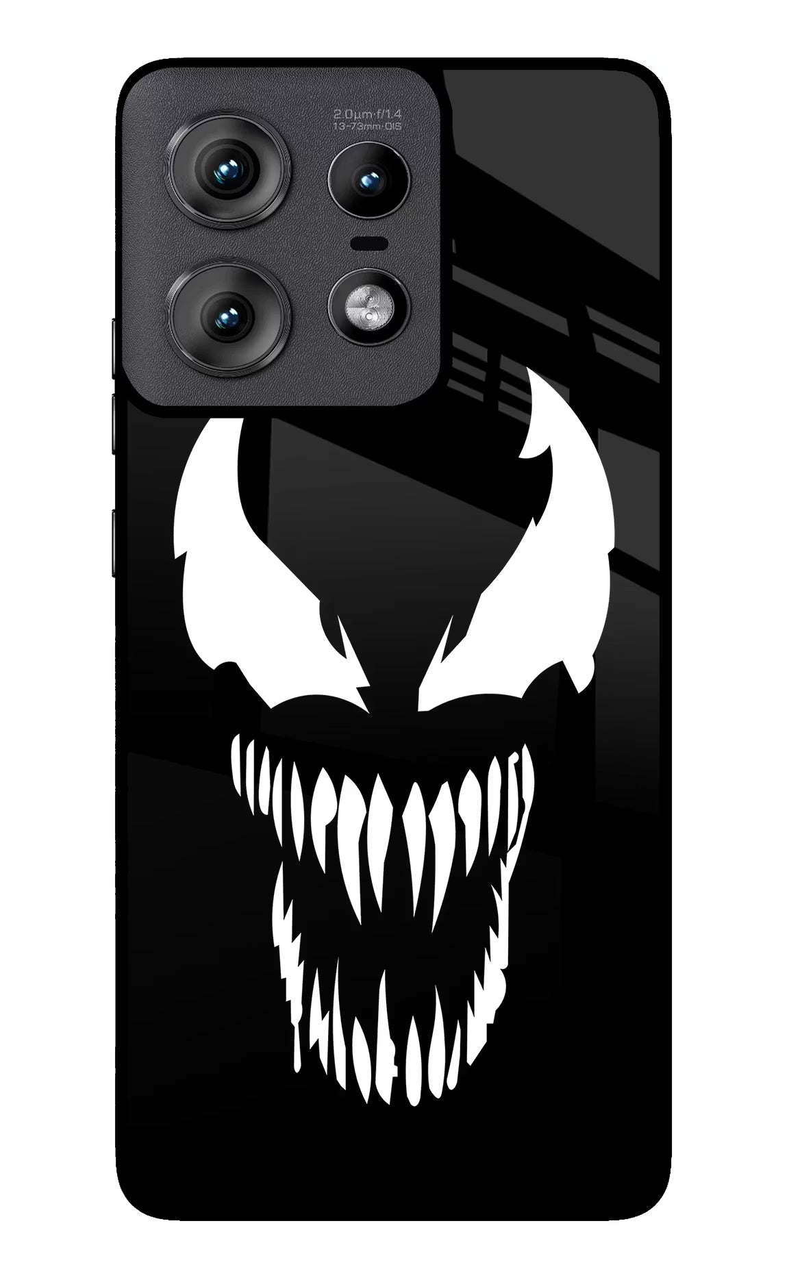 Venom Moto Edge 50 Pro 5G Glass Case Back Cover by Casekaro