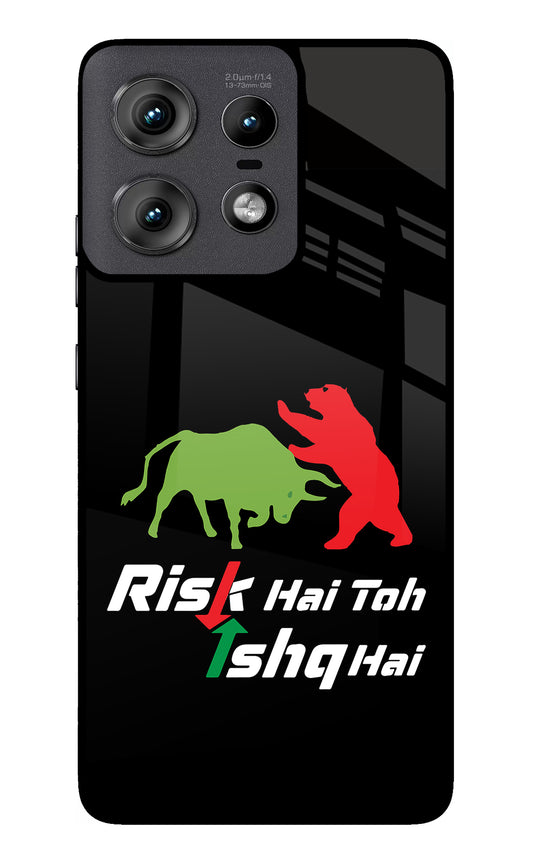 Risk Hai Toh Ishq Hai Moto Edge 50 Pro 5G Glass Case