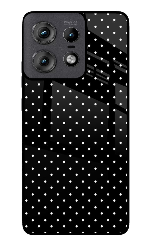 White Dots Moto Edge 50 Pro 5G Glass Case