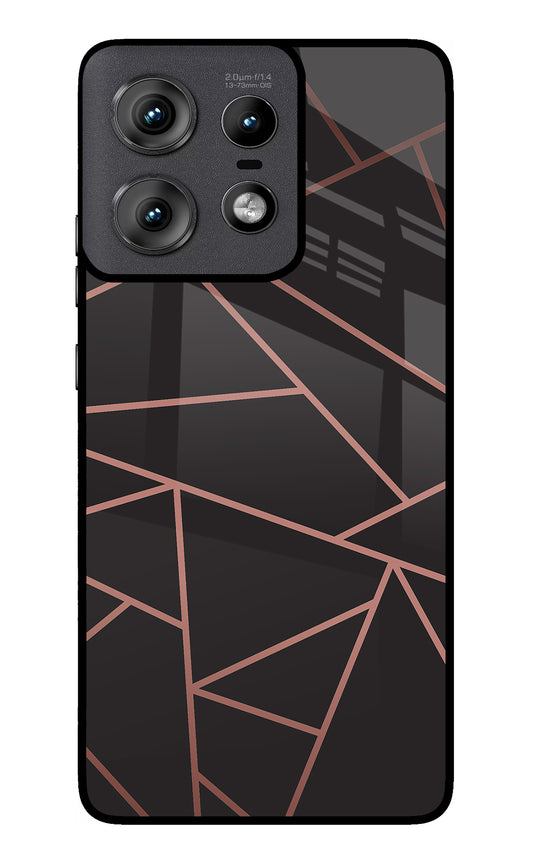 Geometric Pattern Moto Edge 50 Pro 5G Glass Case