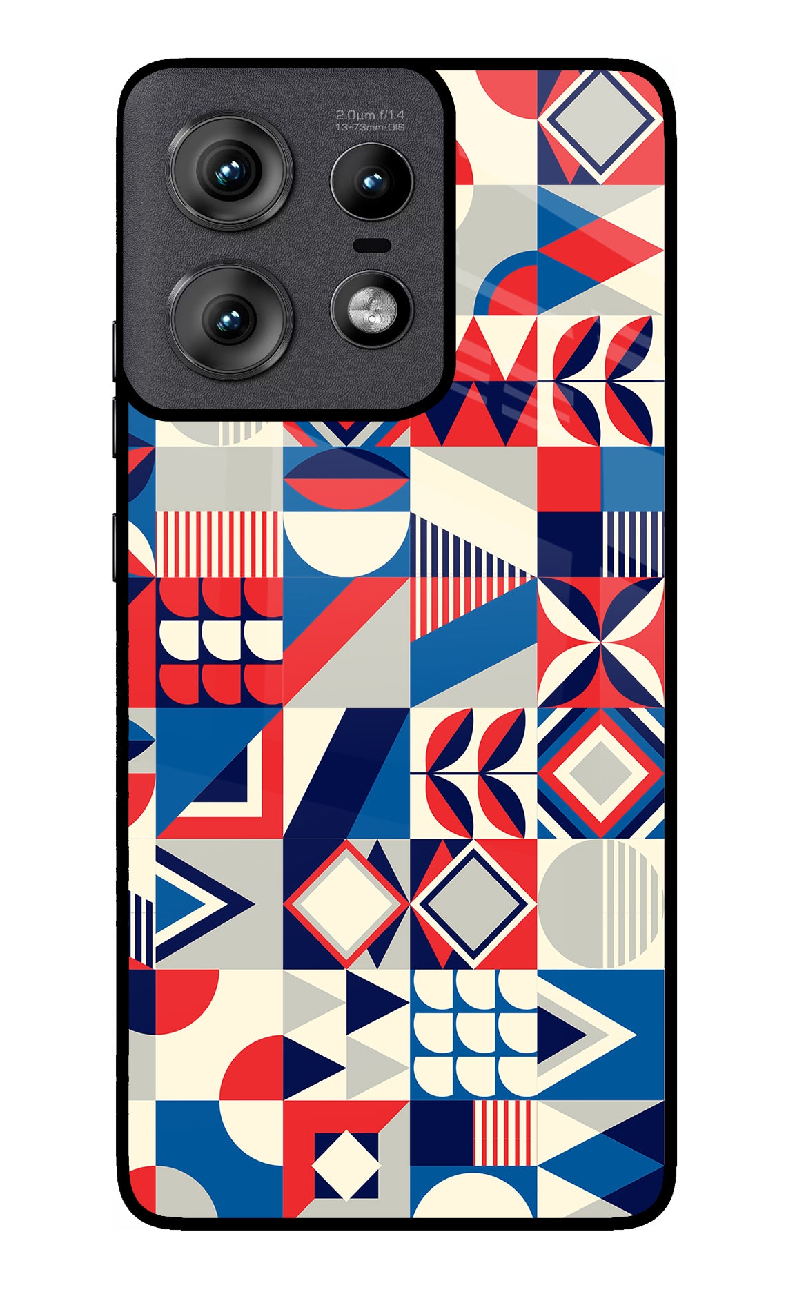 Colorful Pattern Moto Edge 50 Pro 5G Glass Case