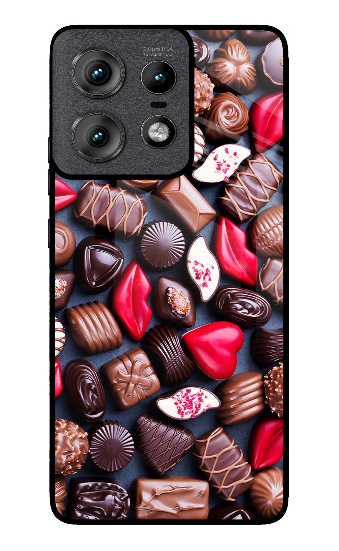 Chocolates Moto Edge 50 Pro 5G Glass Case