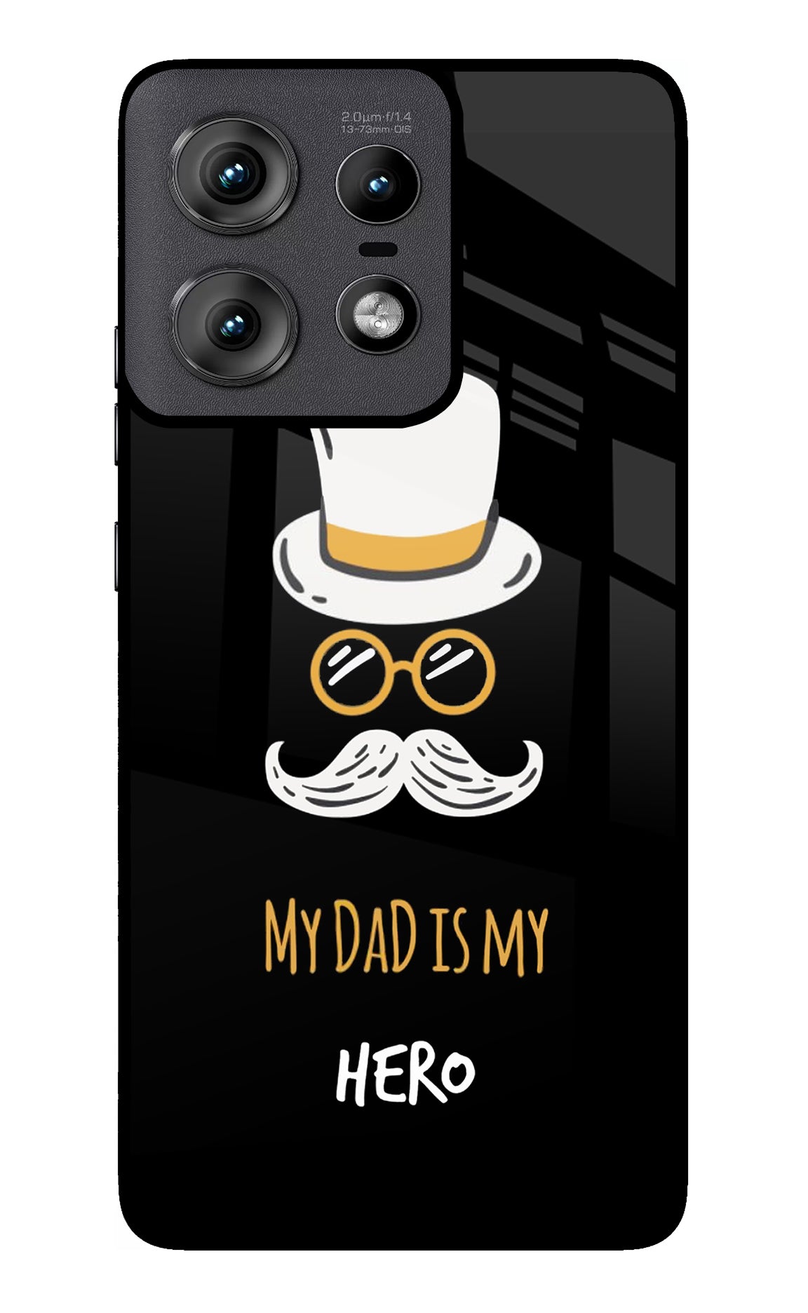 My Dad Is My Hero Moto Edge 50 Pro 5G Glass Case