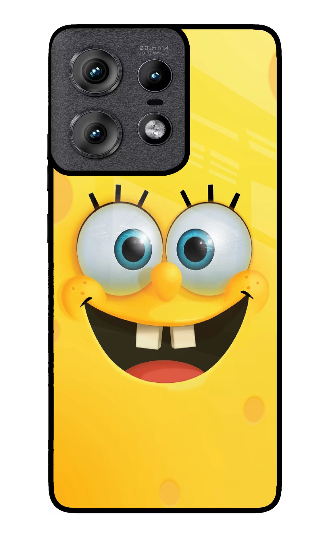 Sponge 1 Moto Edge 50 Pro 5G Glass Case Back Cover by Casekaro