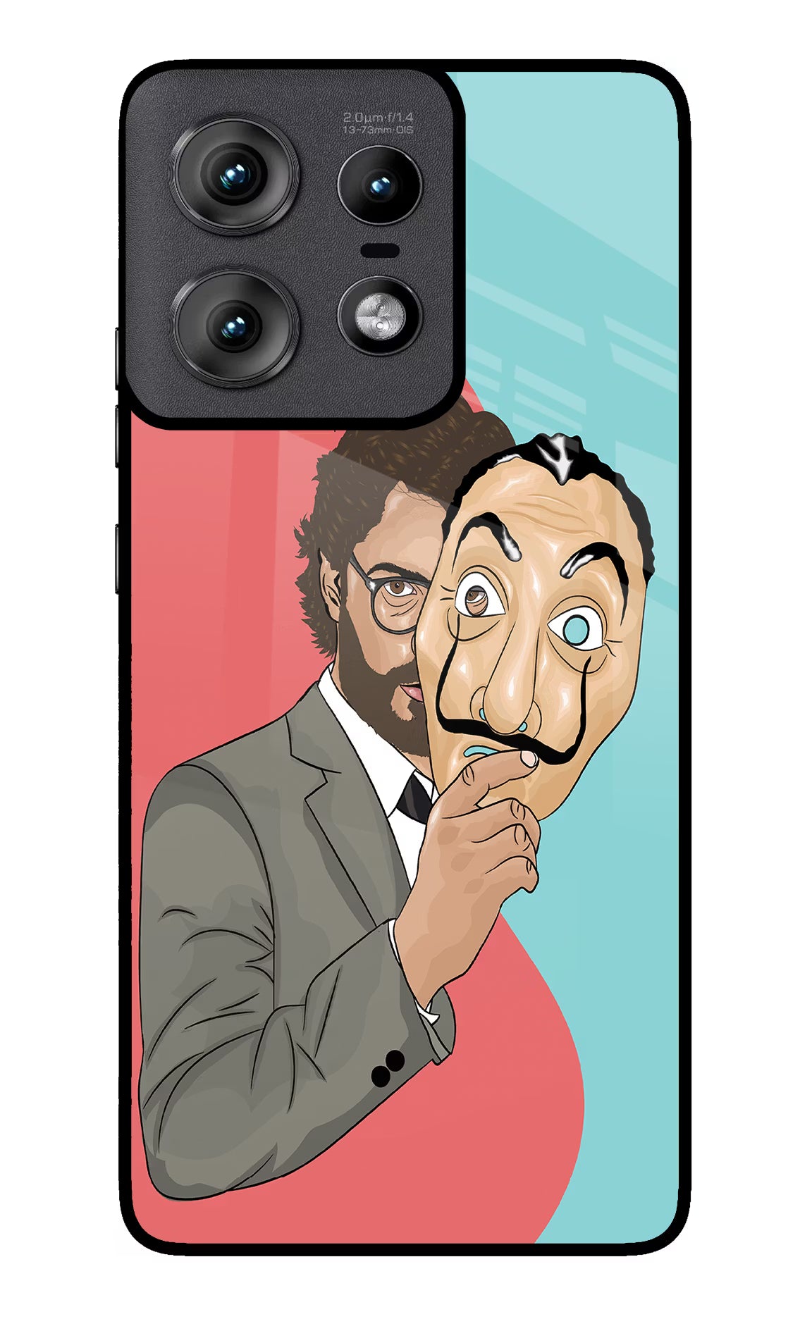 Professor Moto Edge 50 Pro 5G Glass Case Back Cover by Casekaro