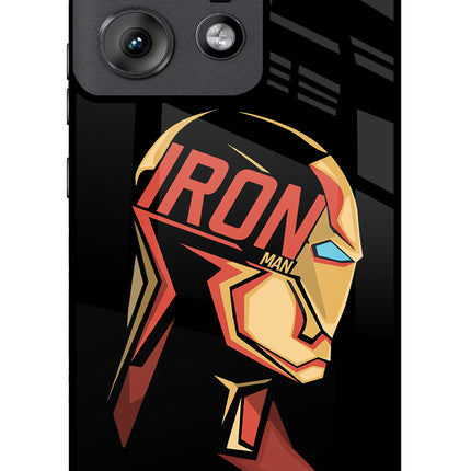 IronMan Moto Edge 50 Pro 5G Glass Case Back Cover by Casekaro