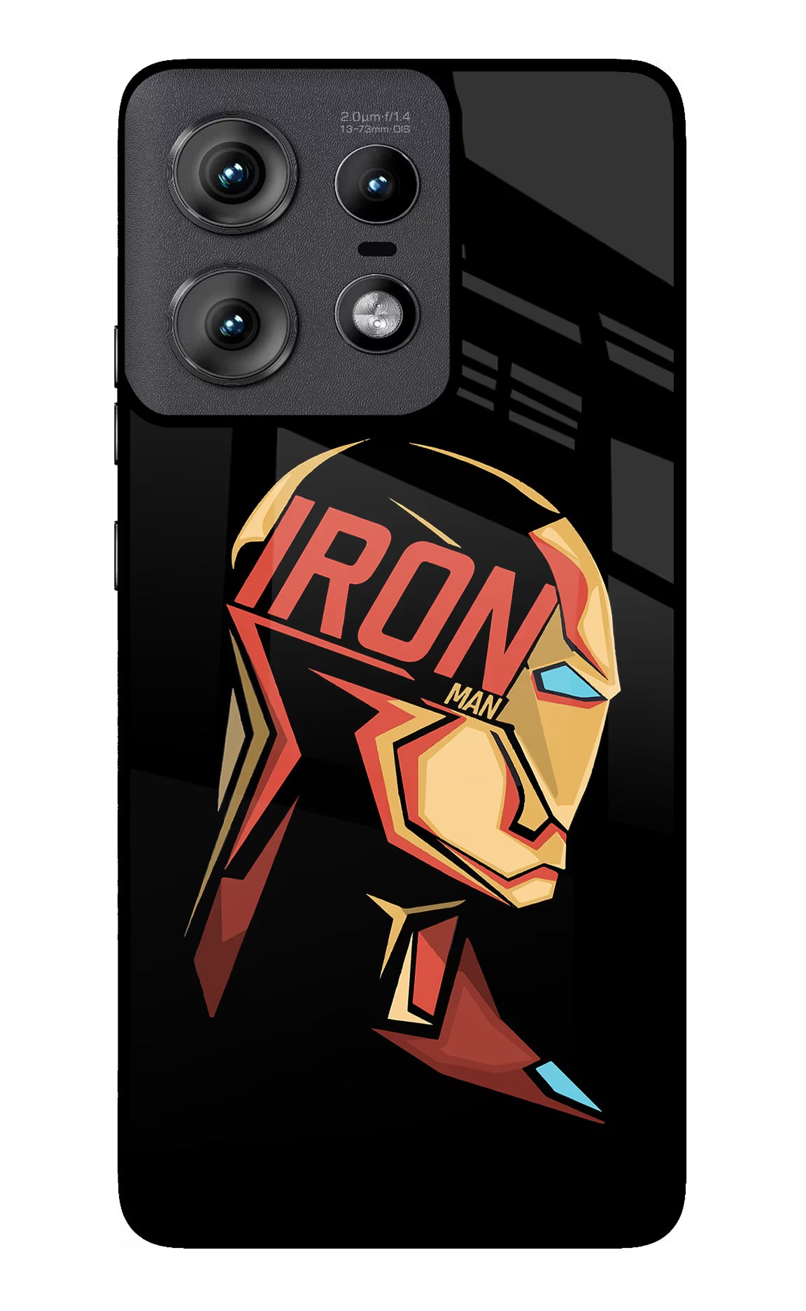 IronMan Moto Edge 50 Pro 5G Glass Case Back Cover by Casekaro