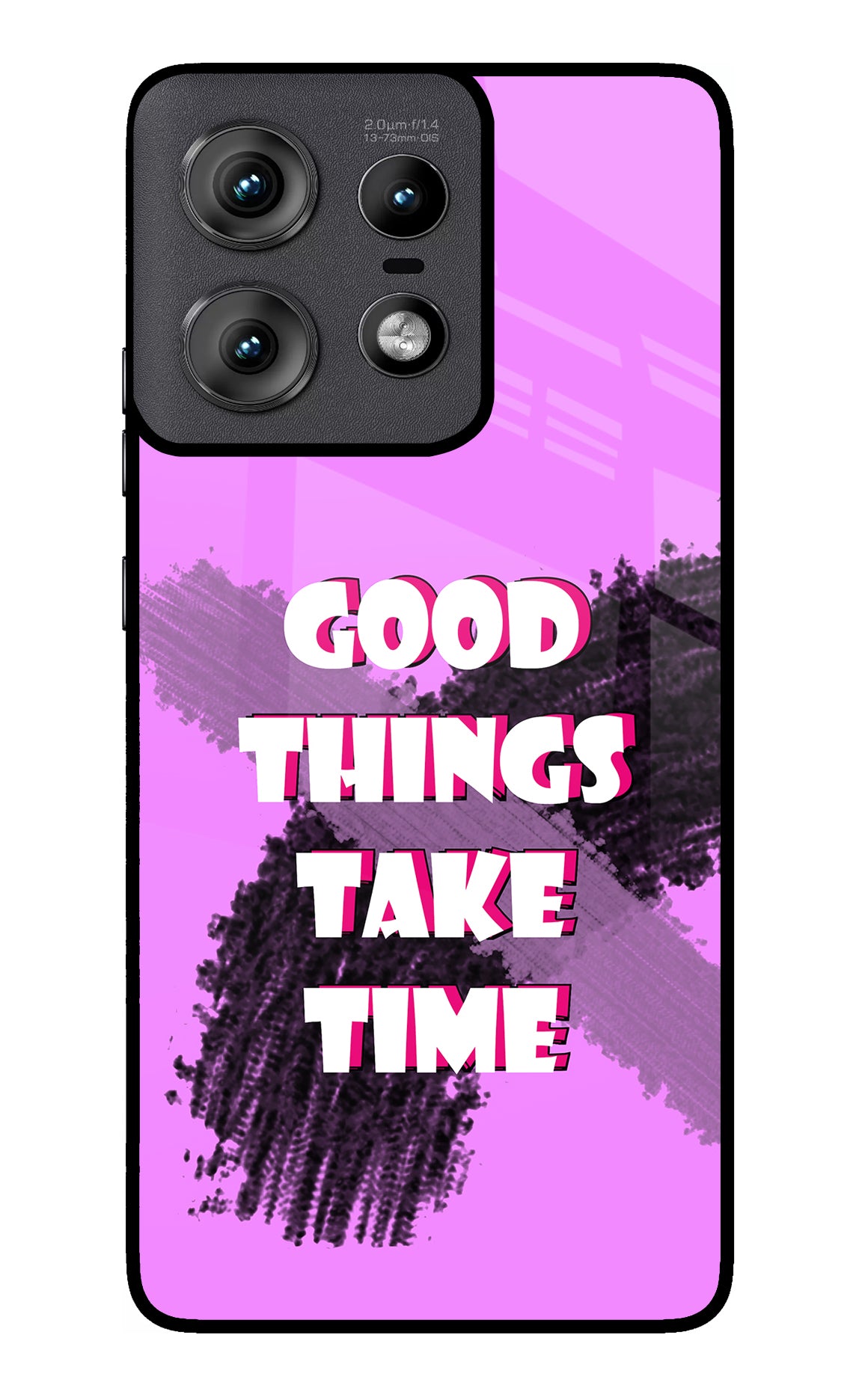 Good Things Take Time Moto Edge 50 Pro 5G Back Cover