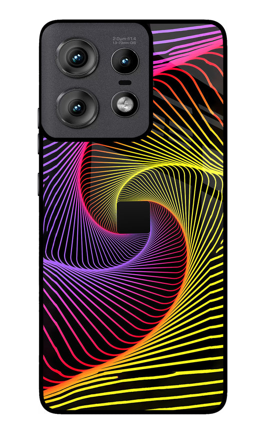 Colorful Strings Moto Edge 50 Pro 5G Glass Case