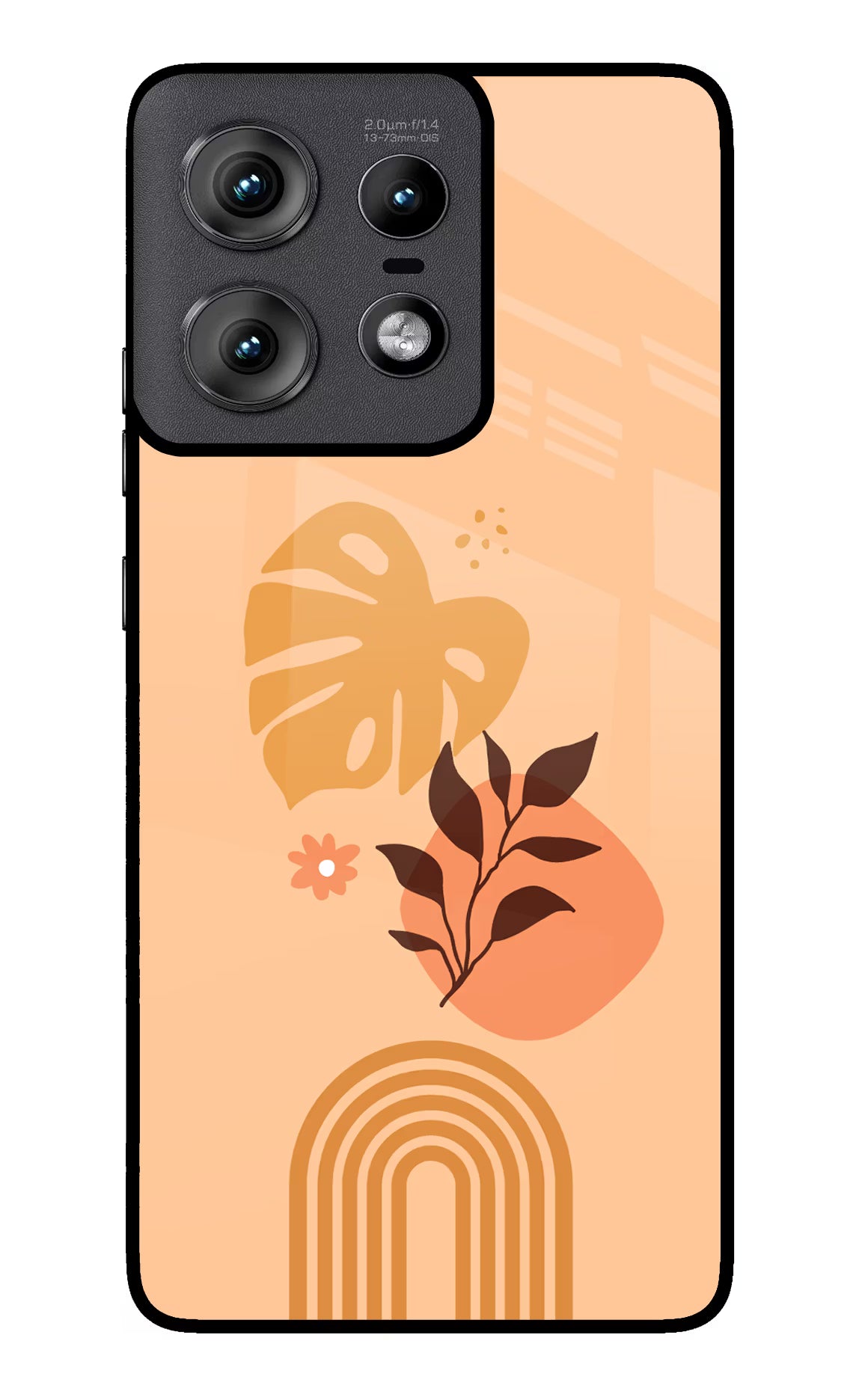 Bohemian Art Moto Edge 50 Pro 5G Glass Case Back Cover by Casekaro