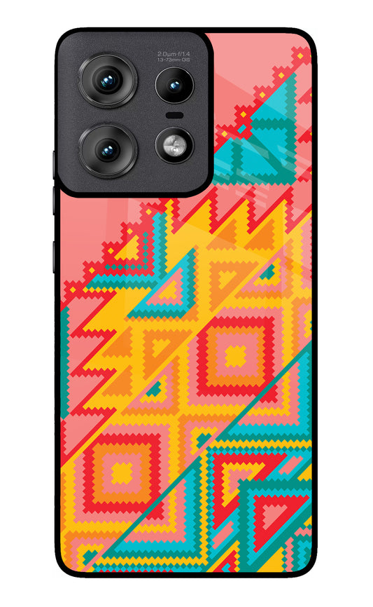 Aztec Tribal Moto Edge 50 Pro 5G Glass Case