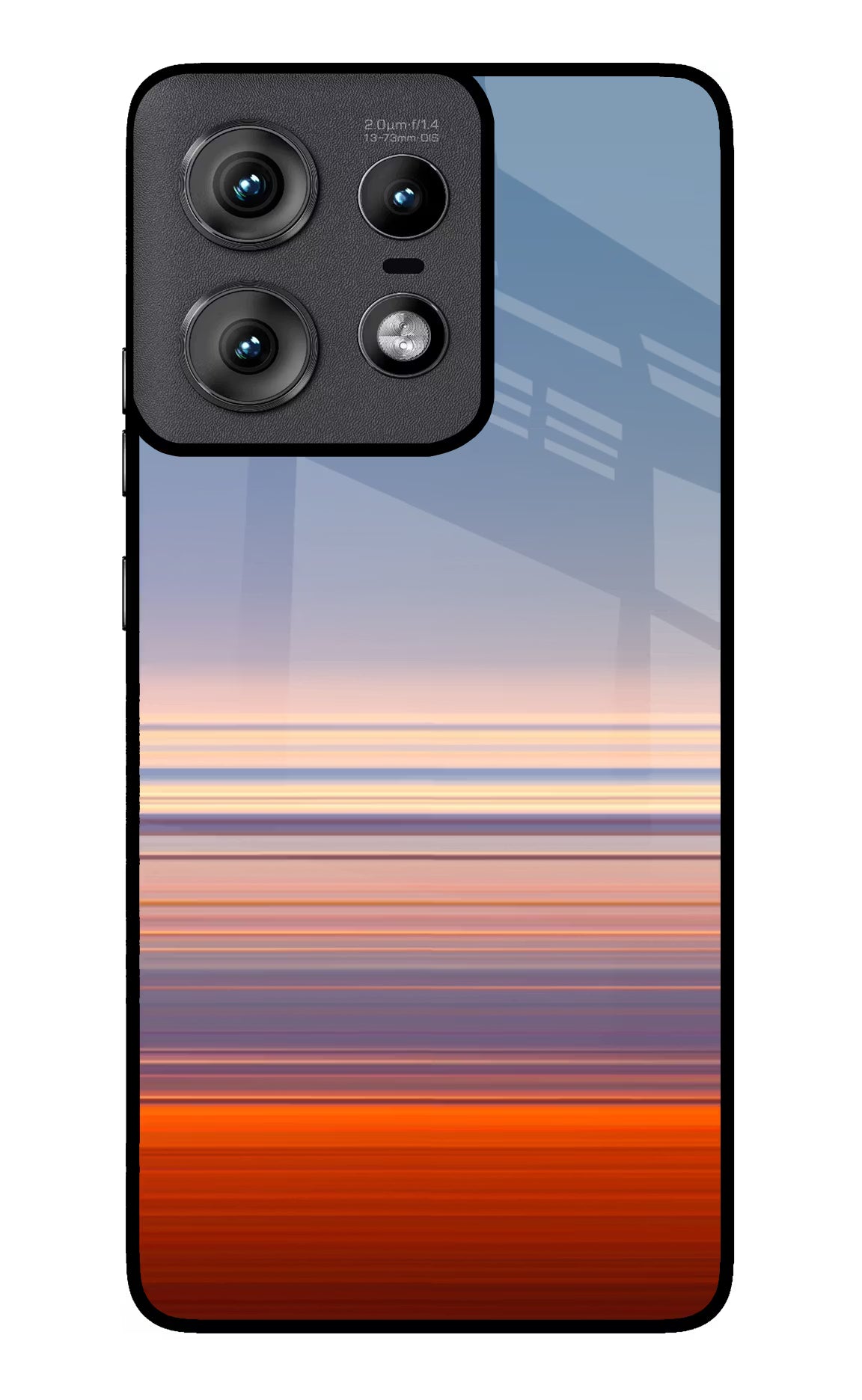 Morning Colors Moto Edge 50 Pro 5G Glass Case Back Cover by Casekaro