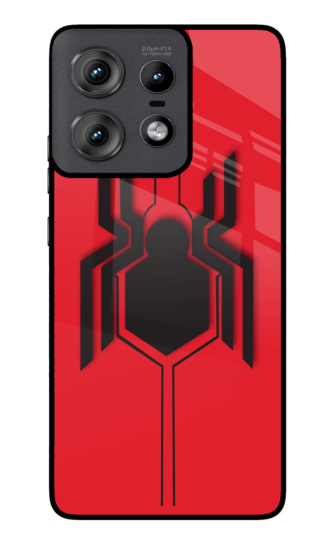 Spider Moto Edge 50 Pro 5G Glass Case Back Cover by Casekaro